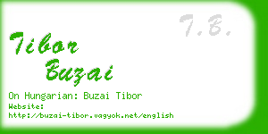 tibor buzai business card